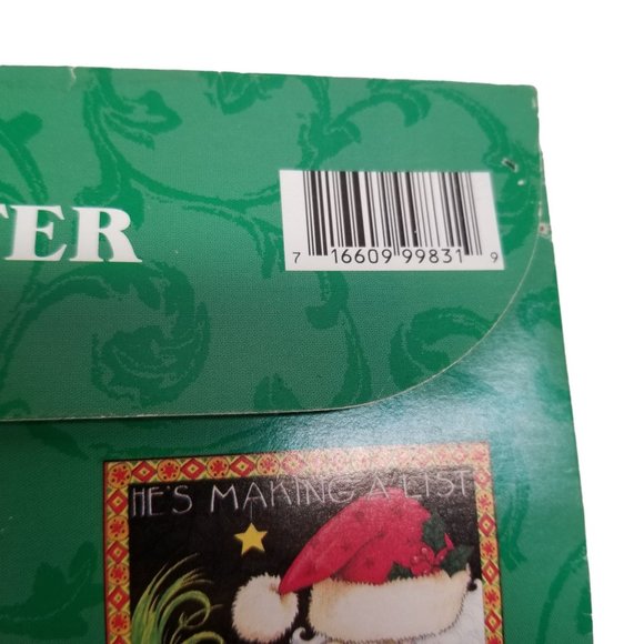 Iron On Transfers Daisy Kingdom He's Making a List Santa Claus Christmas Craft - Picture 4 of 7